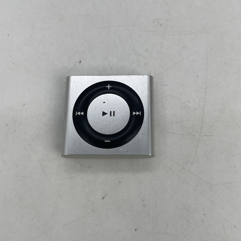 Apple IPod Shuffle 4th Generation (2GB) Silver-IPod Only Tested Working